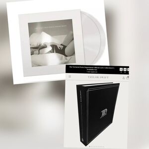 Taylor Swift TTPD Tortured Poets Department Vinyl Album w Vinyl Display Case!